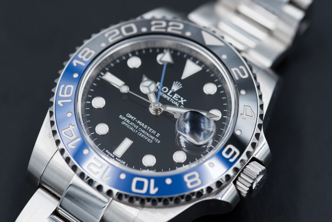 gmt master rolex blue and metal