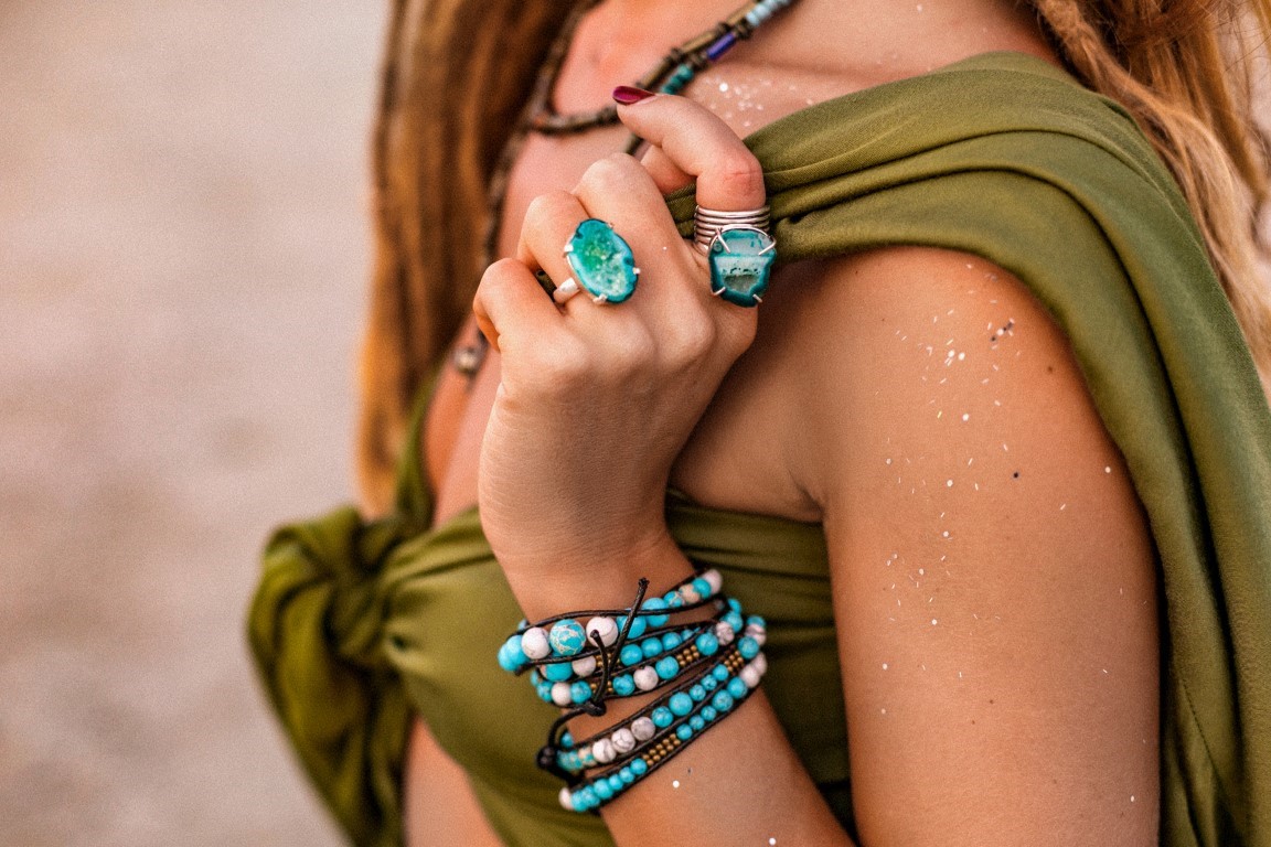 natural stone summer jewelry