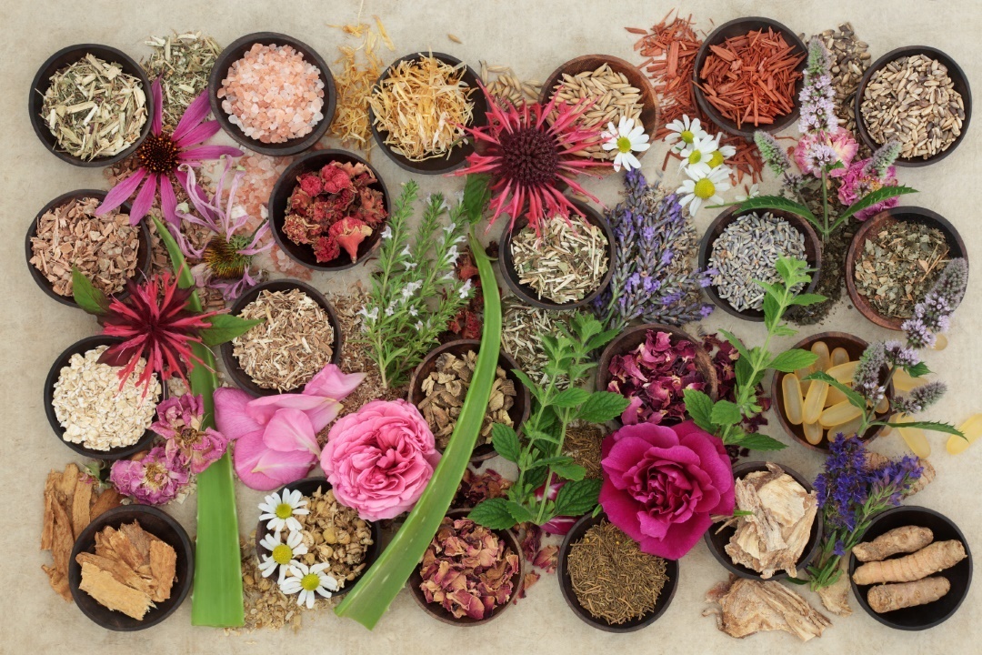 fleurs Ayurvédiques décoctions beauté rituels indiens huile sur visage