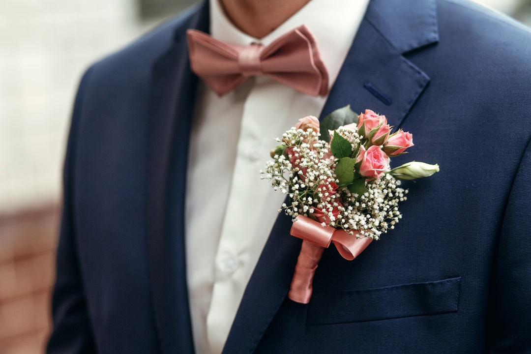 costume mariage marine