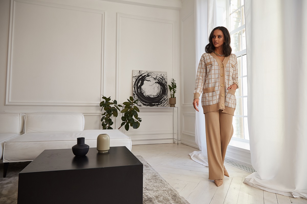 pantalon maille look