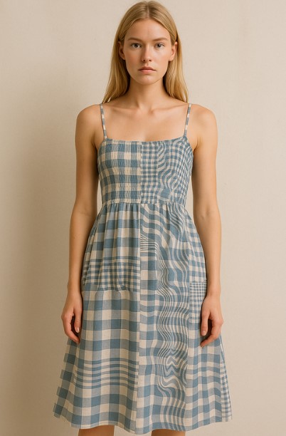 robe vichy femme
